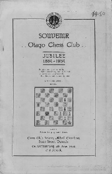 Otago Chess Club Jubilee 1884-1934