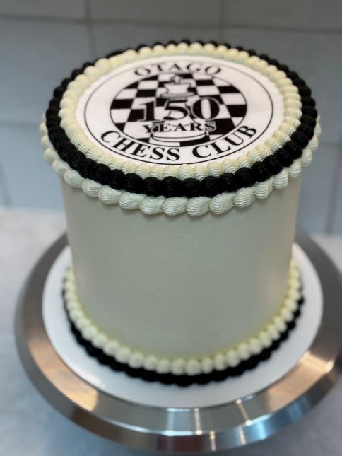 Otago Chess Club 150th Anniversary Cake 2